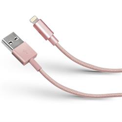 CAVO USB MFI CONN.MET.PINK 1 M