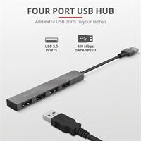 HUB MINI USB 4PORT