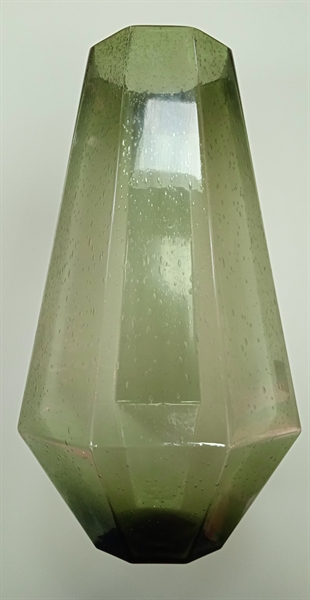 VASO GRANDE VERDE OTTAGONALE