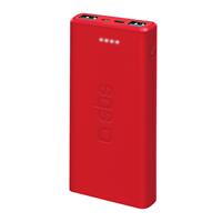 POWER BANK 10000 MAH 2USB RED