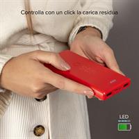 POWER BANK 10000 MAH 2USB RED