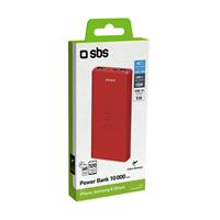 POWER BANK 10000 MAH 2USB RED