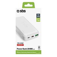 POWER BANK 20000 MAH 1USB WHT