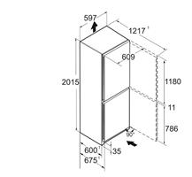 FRIGO CB CLD 371L INOX N.F.